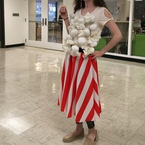 Home made popcorn costume